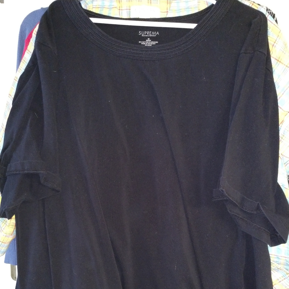 Catherine's Suprema short sleeve tunic black